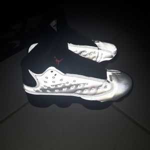 Air jordan 13 retro reflective silver